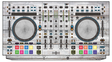 Denon DJ MC 7000 Skin Woody White